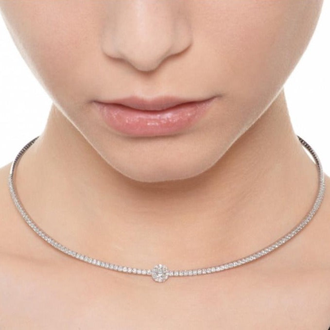 Diva Diamond Necklace - Maison Celaj