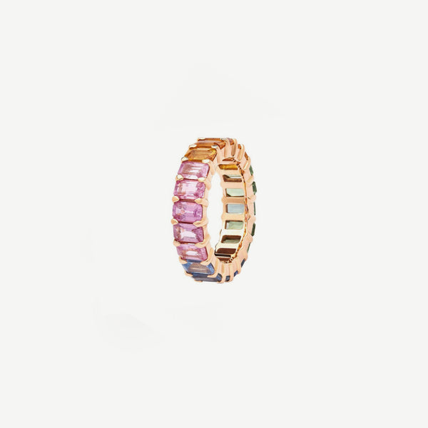 Rainbow Infinity ring - Maison Celaj